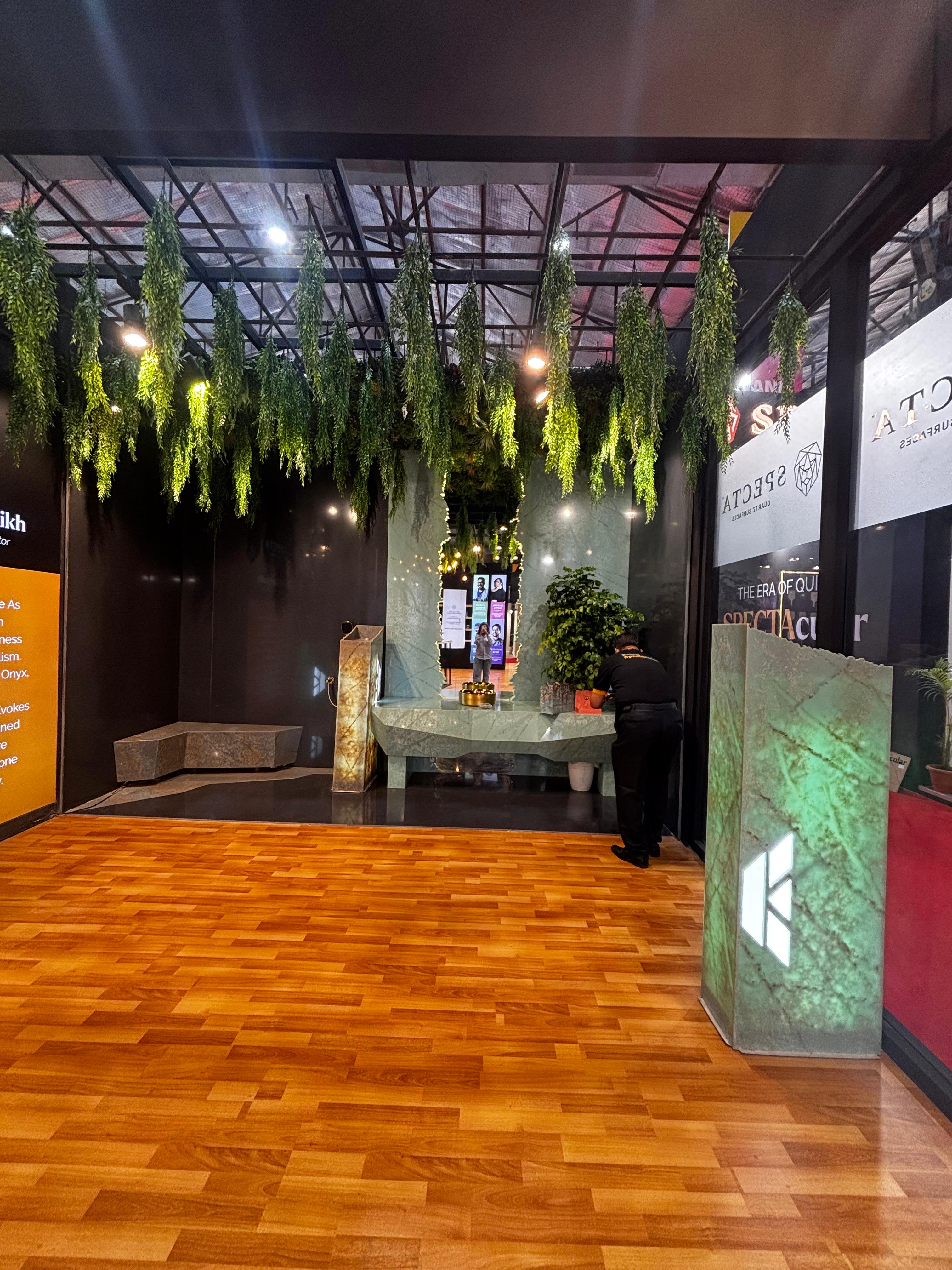 Gold Award Exhibition Stand Evening View