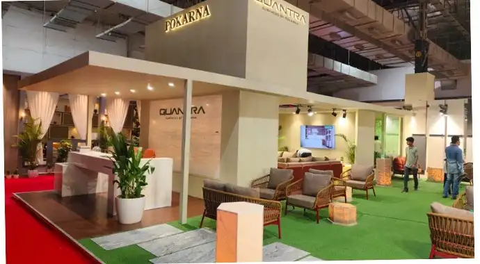 Quantra Quartz Exhibition Stand Display