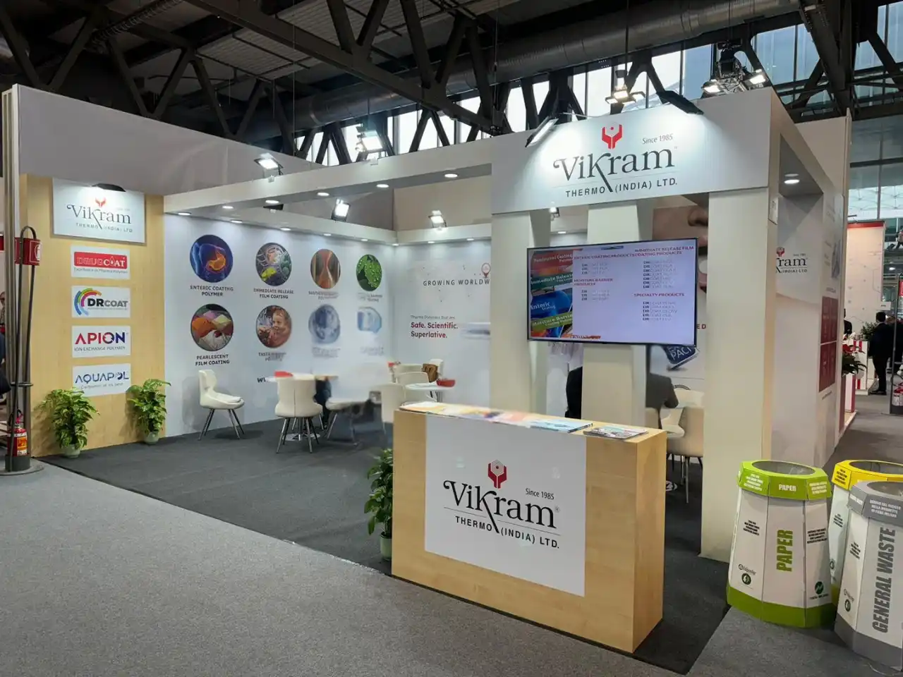 Vikram  exhibition stand