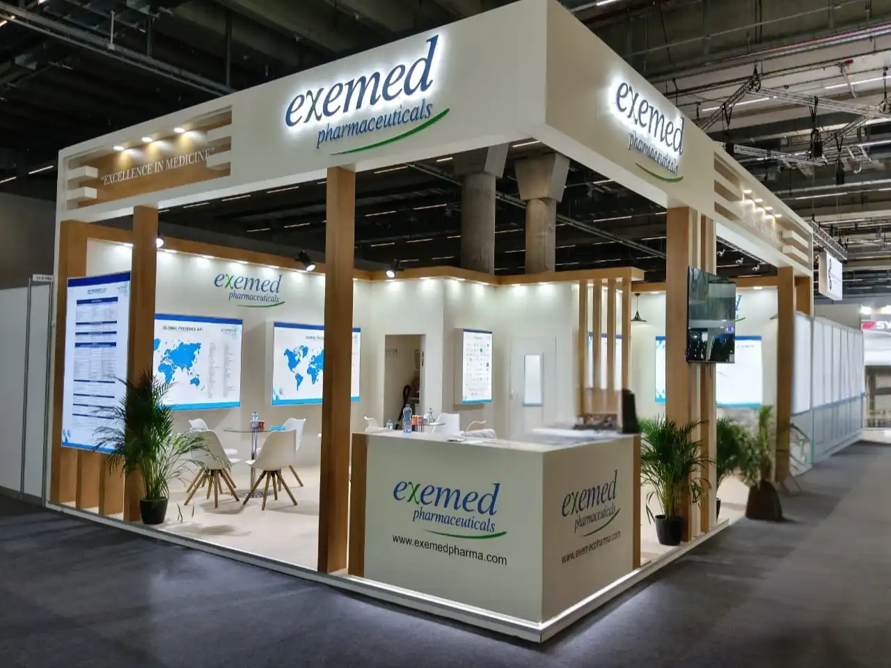Exemed Pharma exhibition stand