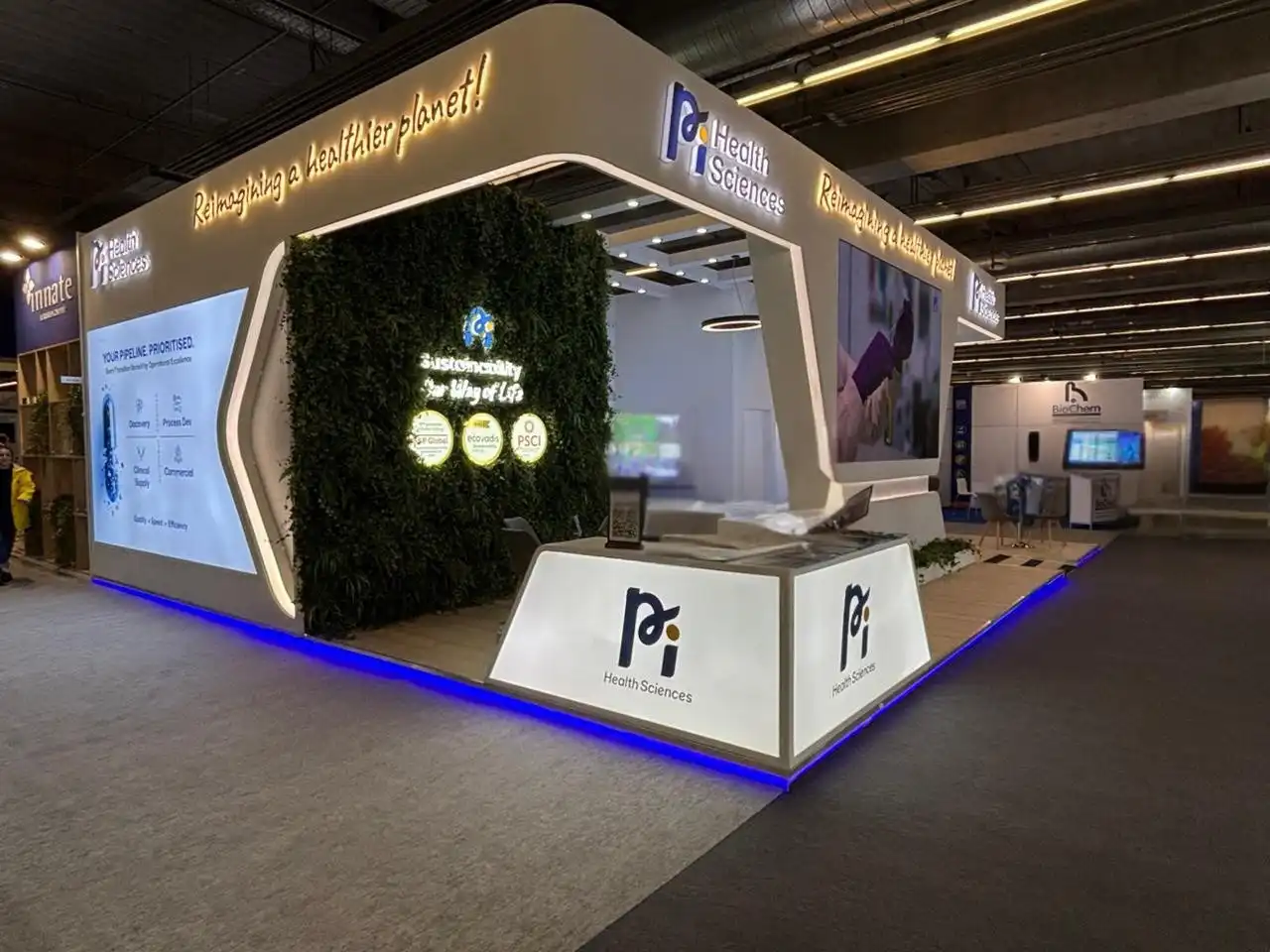 PI Industry exhibition stand