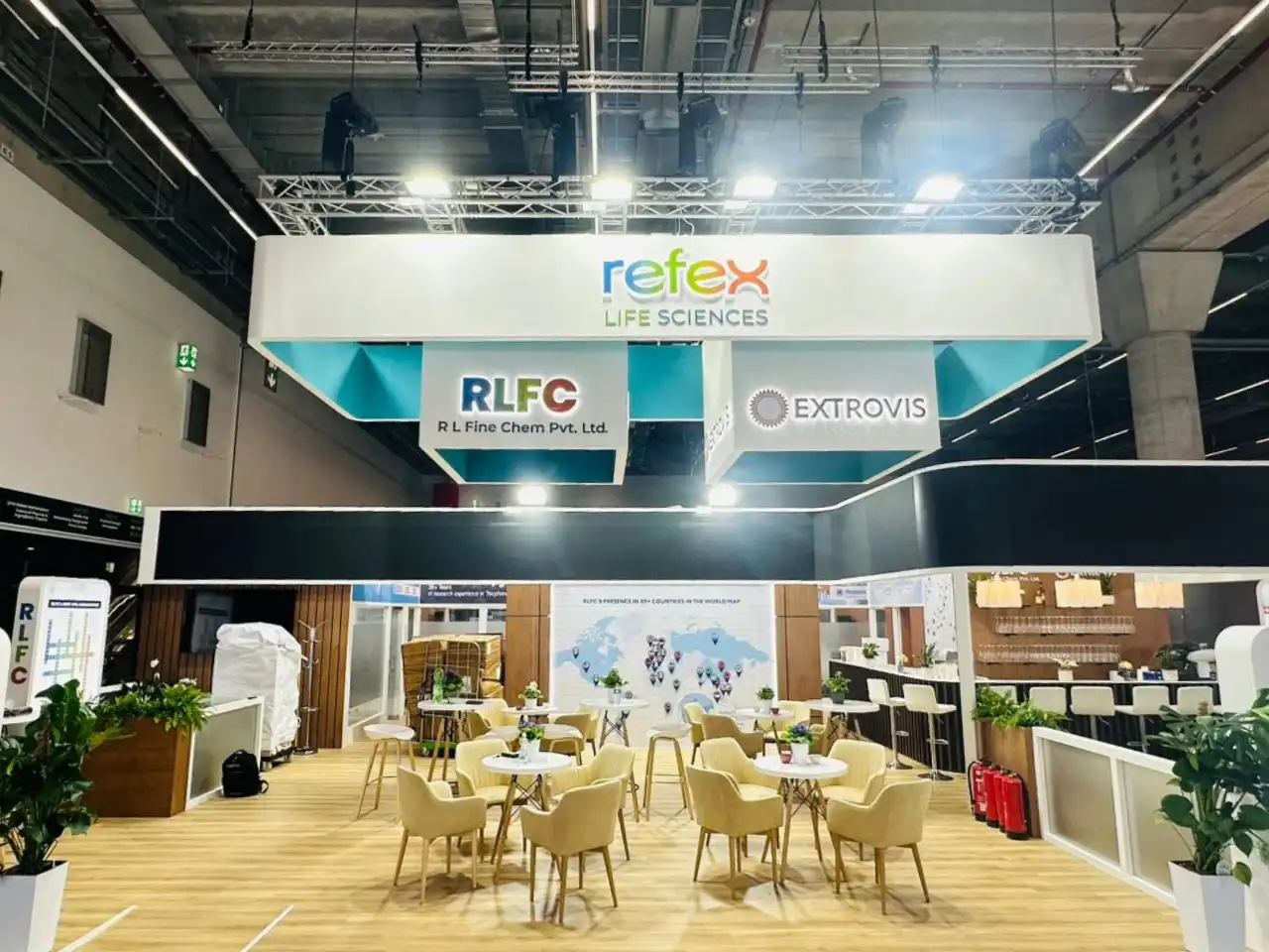 R L Fine Chem Pvt. Ltd. exhibition stand