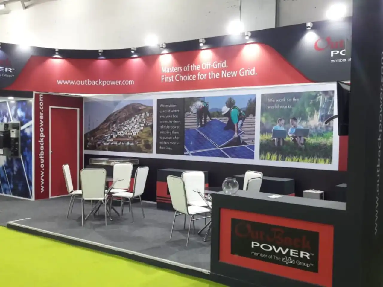 Outback Power Exhibition Stall
