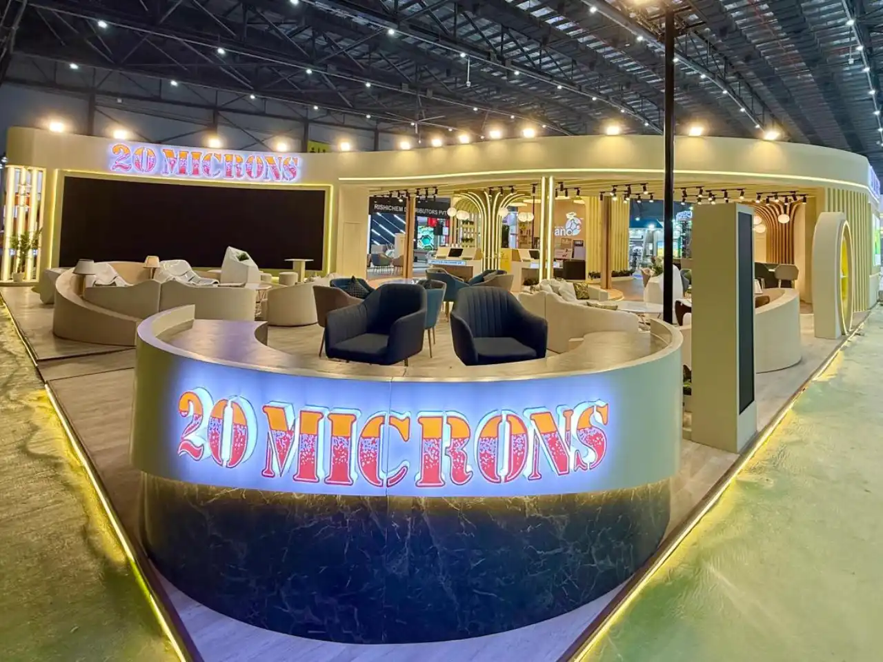 20 Microns exhibition stand