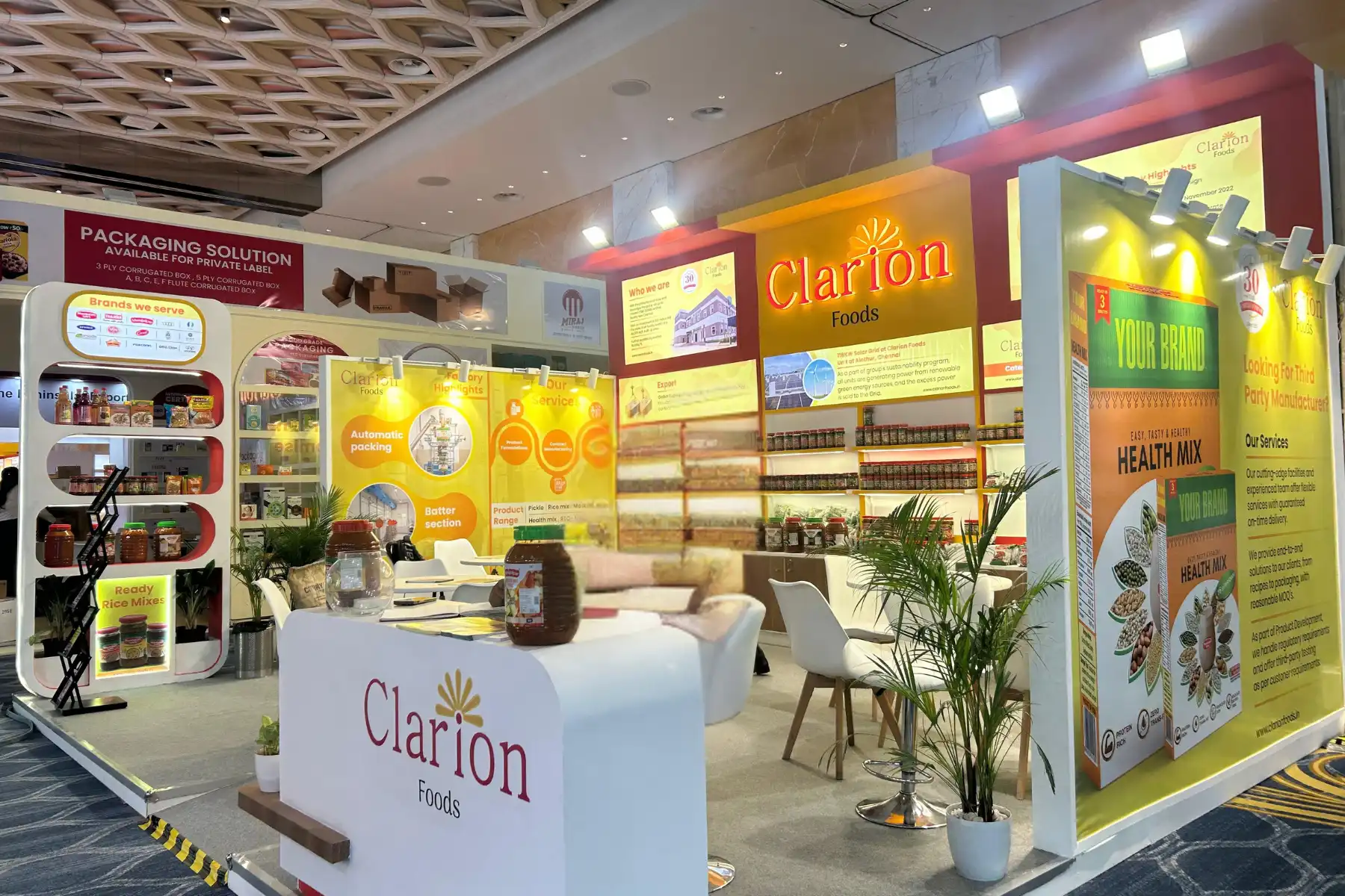 Stand build by The Propshop