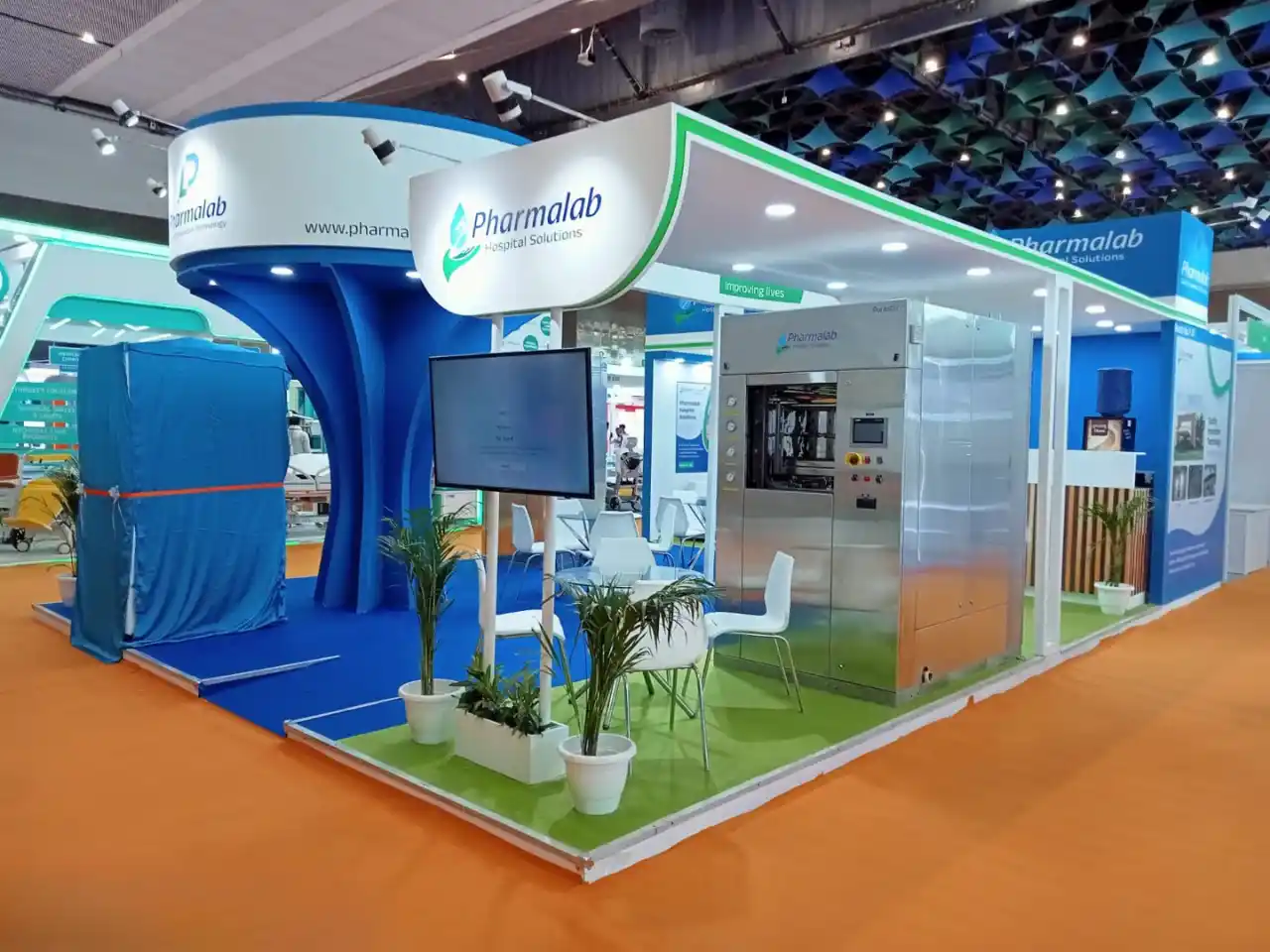 Pharmalab India Pvt Ltd Exhibition Stall Design by The Propshop India