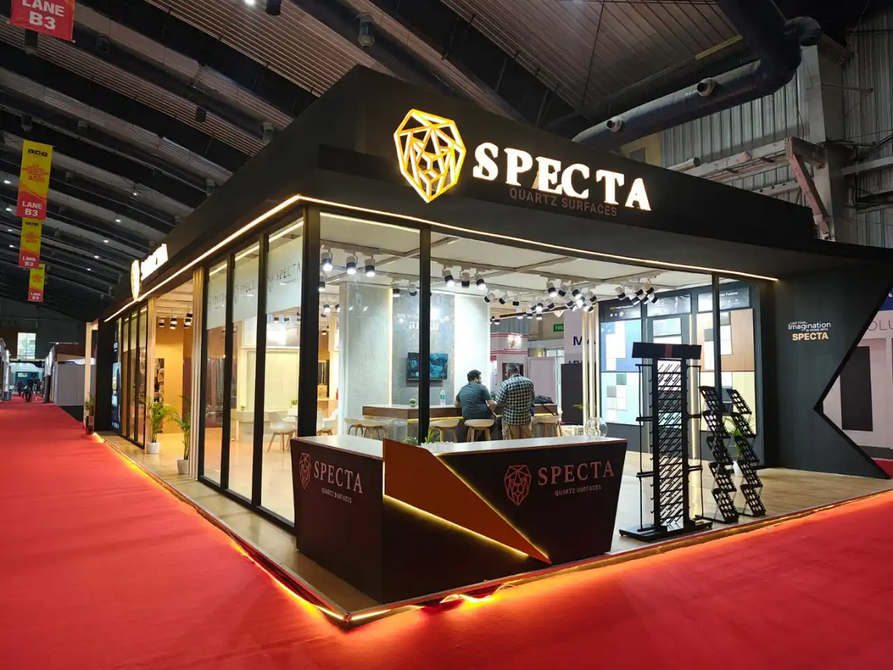 ARL INFRATECH LIMITED (SPECTA) exhibition stand - 150 sqmtr