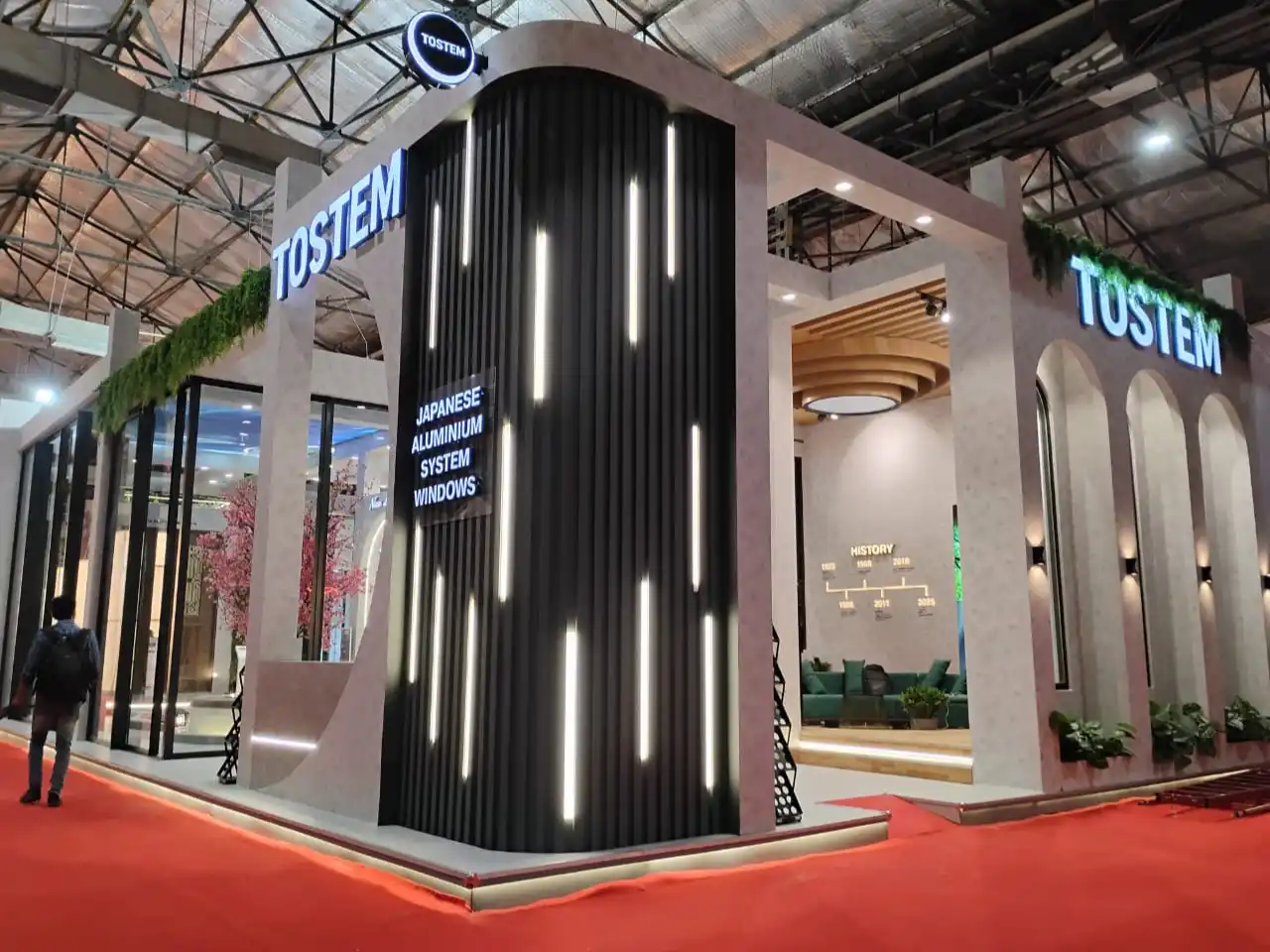 Lixil Window (tostem) exhibition stand - 200 Sqmtr