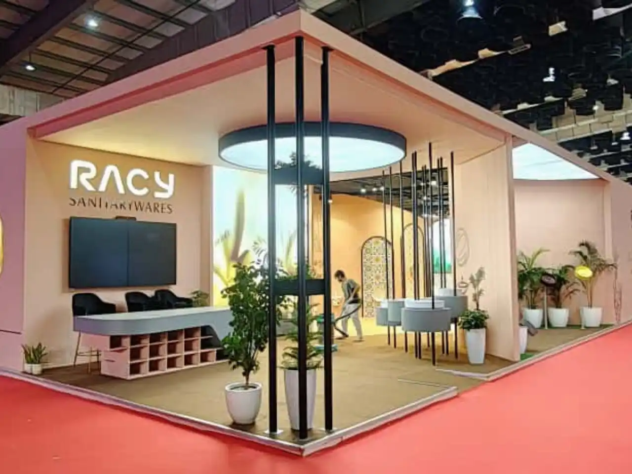 Custom exhibition stall design by Propshop India for ACETECH