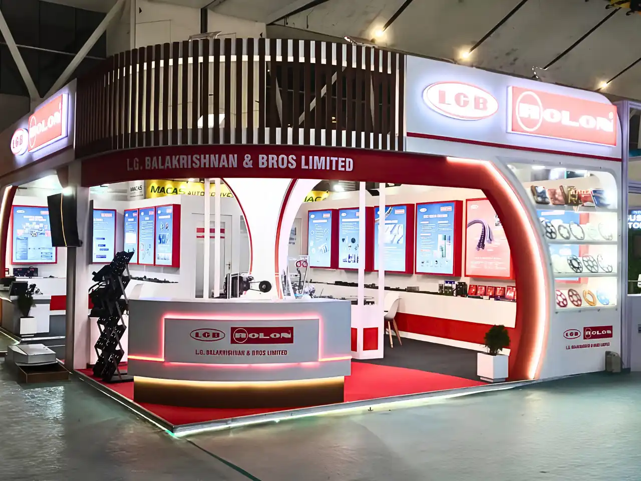 M/s. LG Balkrishna Exhibition booth Builder by The Propshop India