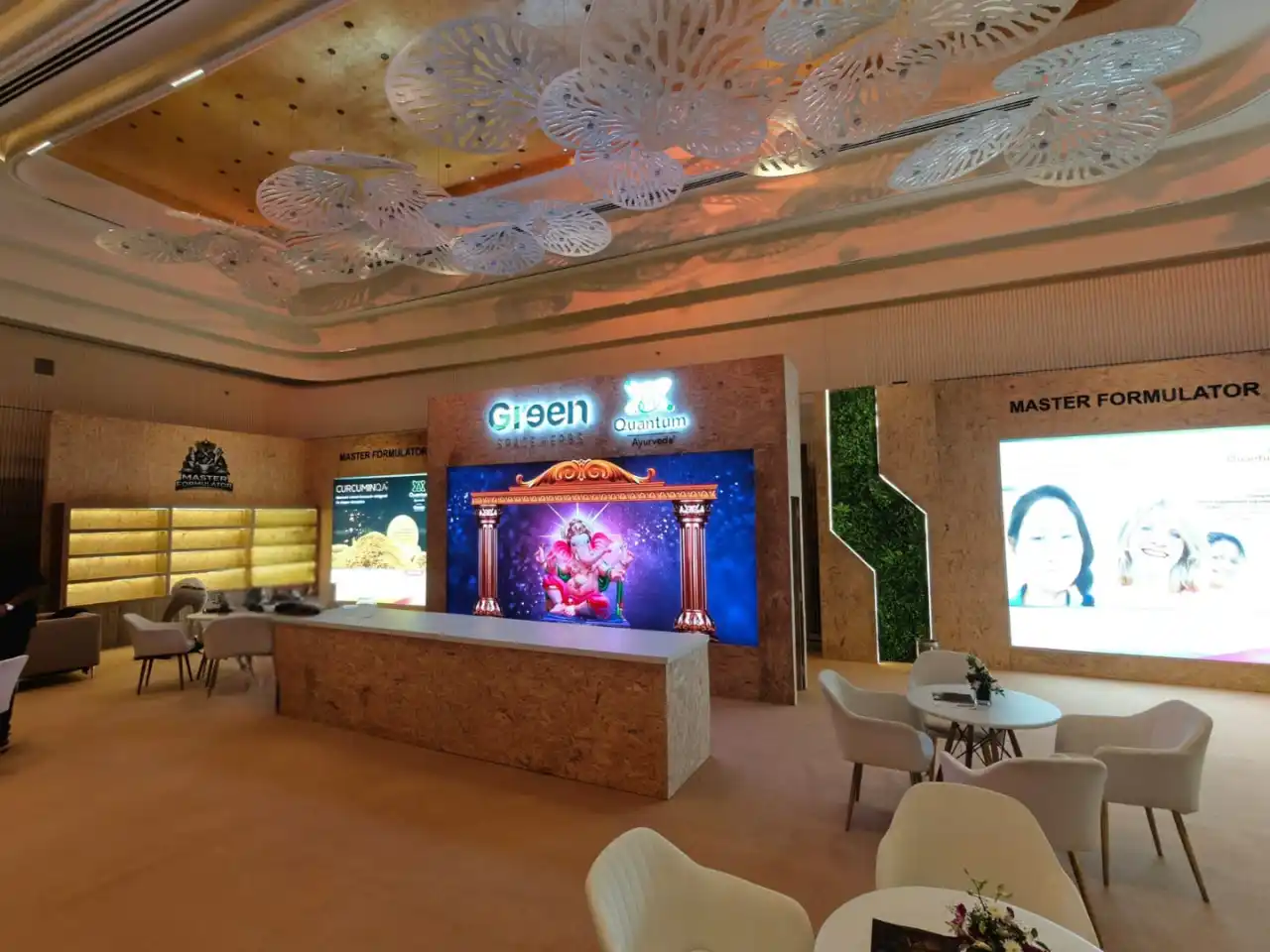 Green Space Herb Exhibition Design by The Propshop India