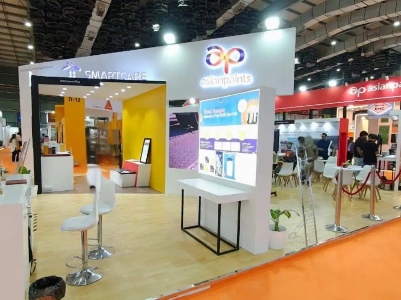 Asian Paint ExhibitioN Stall Design by The Propshop India