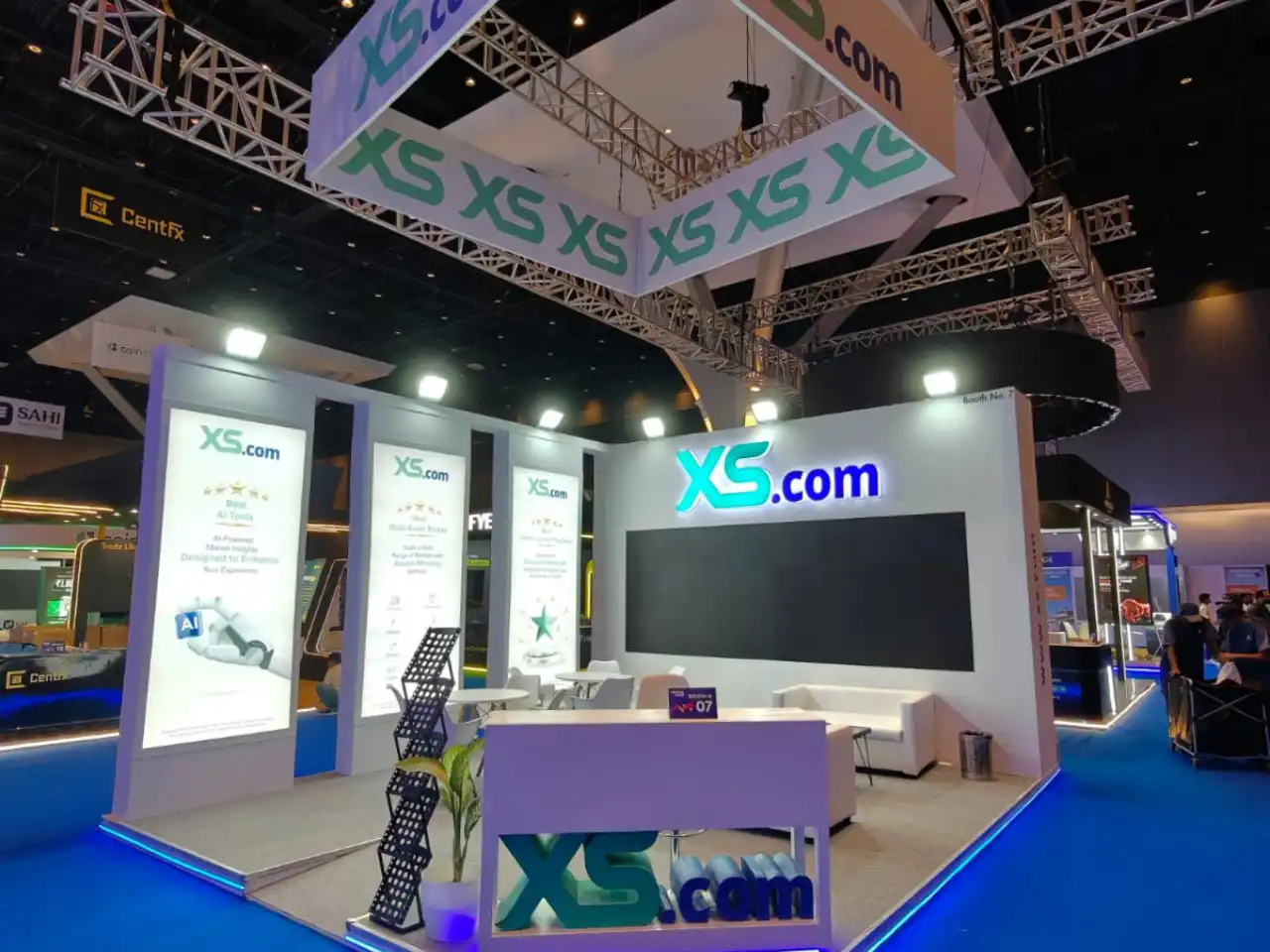 XS.com Exhibition stall Design by The Propshop India