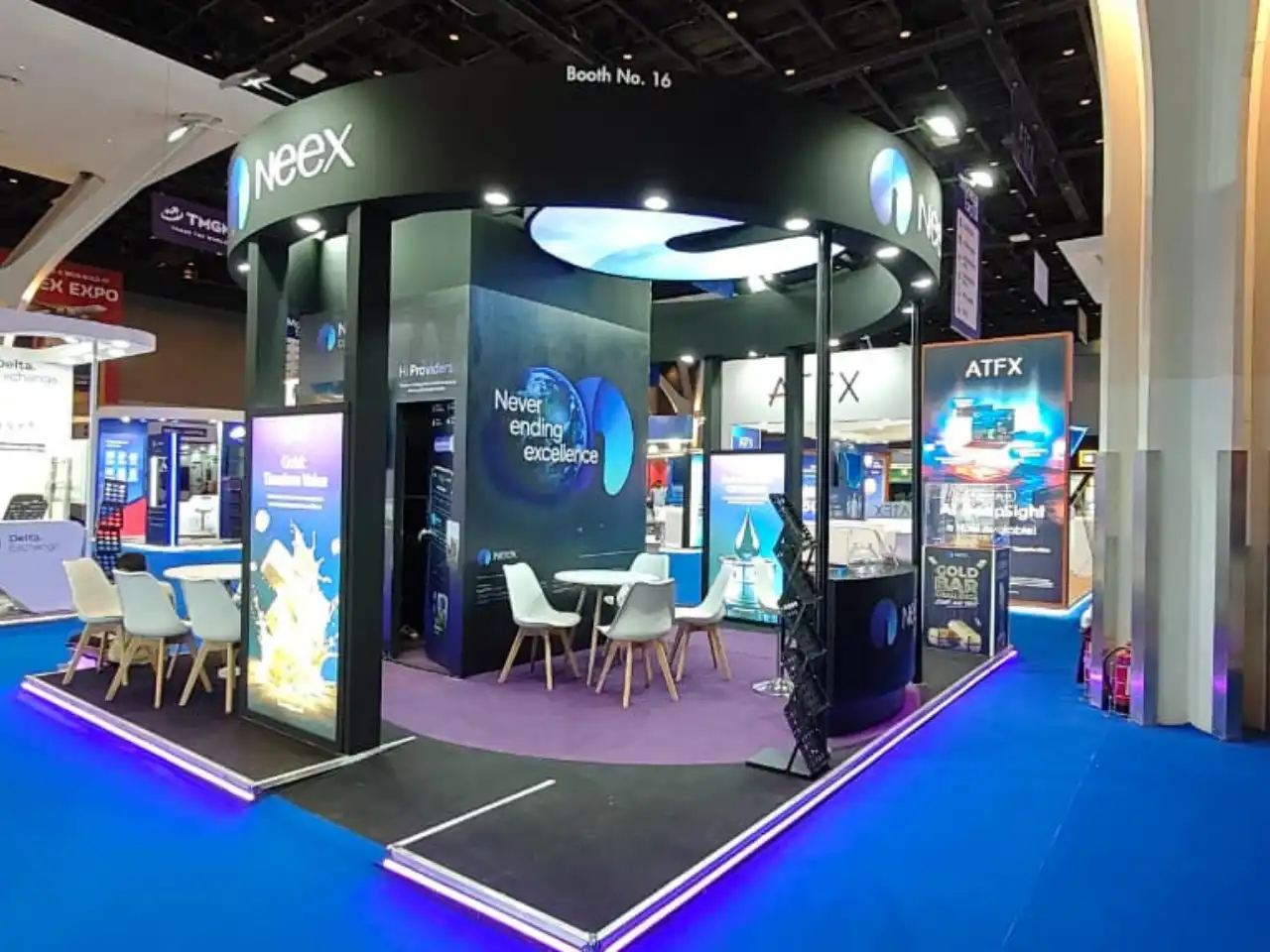 Neex Exhibition stall Design by The Propshop India