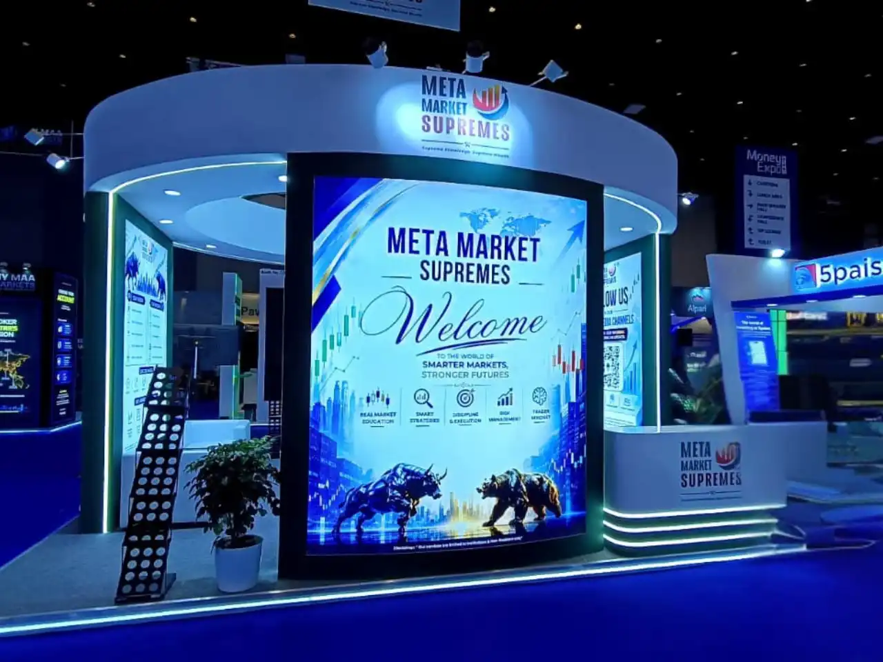 Meta Market Supremacy Exhibition Stall Design by The Propshop India