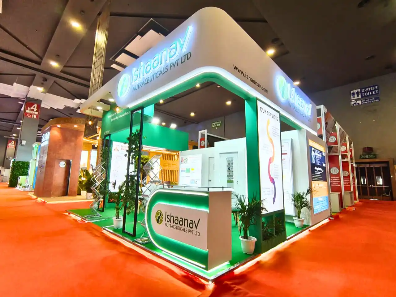 Ishaanav Nutraceuticals – Bharat Nutraverse exhibition stand