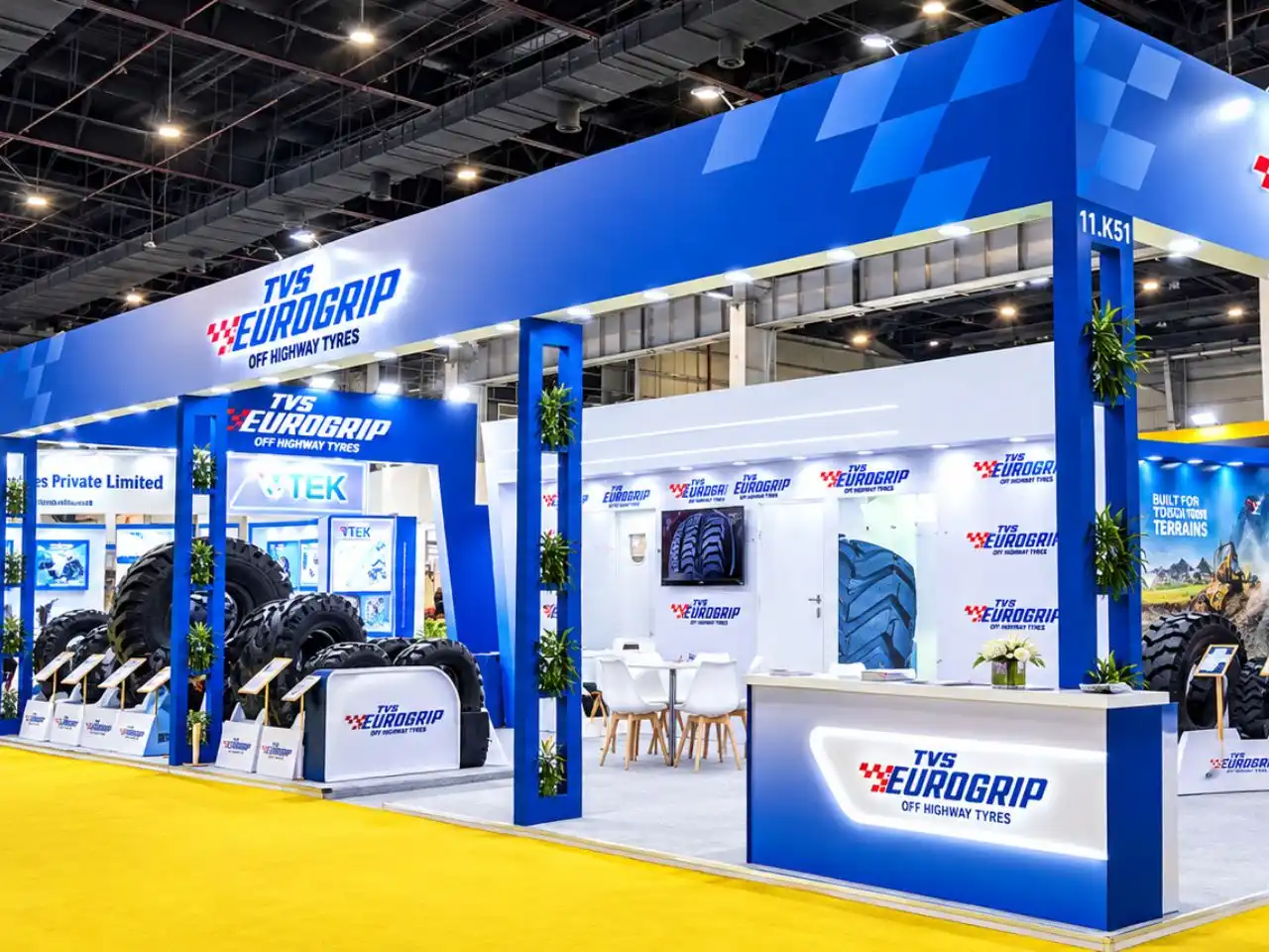 TVS Eurogrip-Bauma Expo 2026 Exhibition Stall