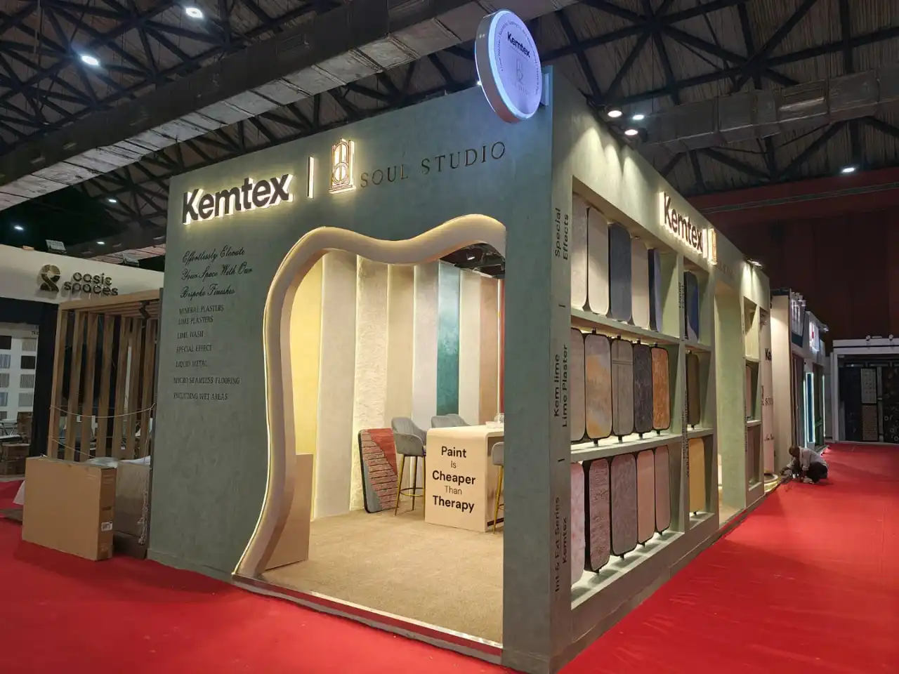 Kemtex (Kemix) exhibition stand - 44 sqmtr