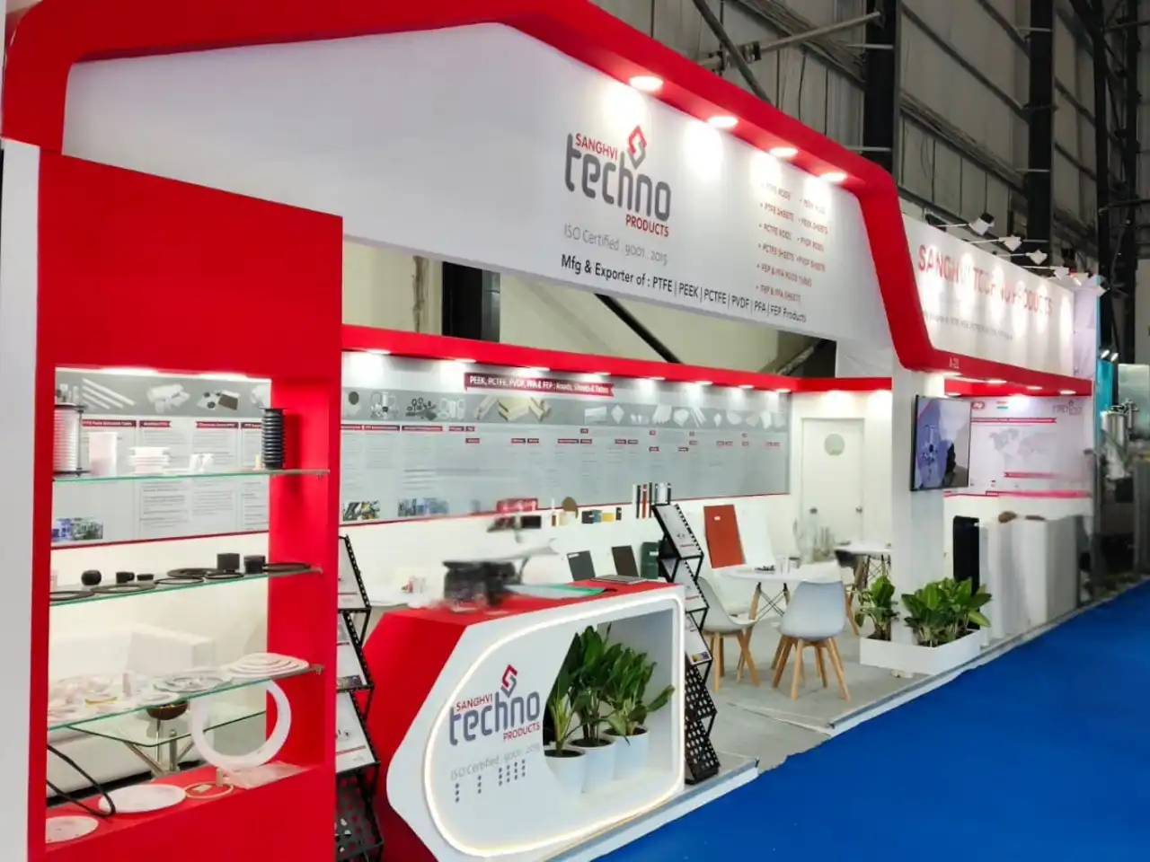 Sanghavi Product Techno ExhibitioN Stand Design by The Propshop India