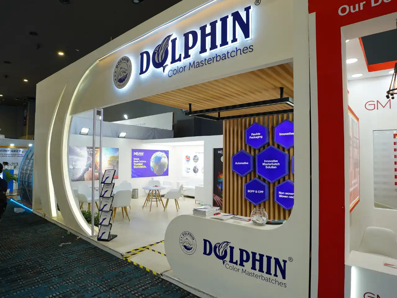 Dolphin Polyfill Pvt. Ltd. – Plastindia 2026 exhibition stand