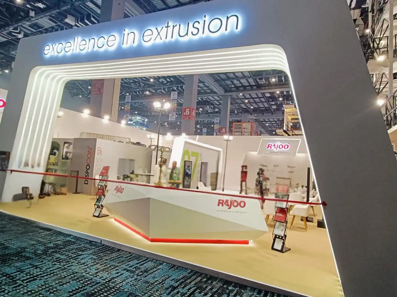 Rajoo Engineers Limited Exhibition Stand - Plastindia 2026 - 600 Sqmtr