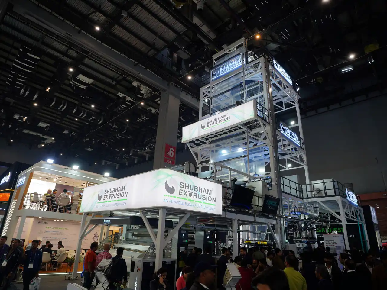 Exhibition stand for Shubham Extrusion at Plastindia 2026, New Delhi