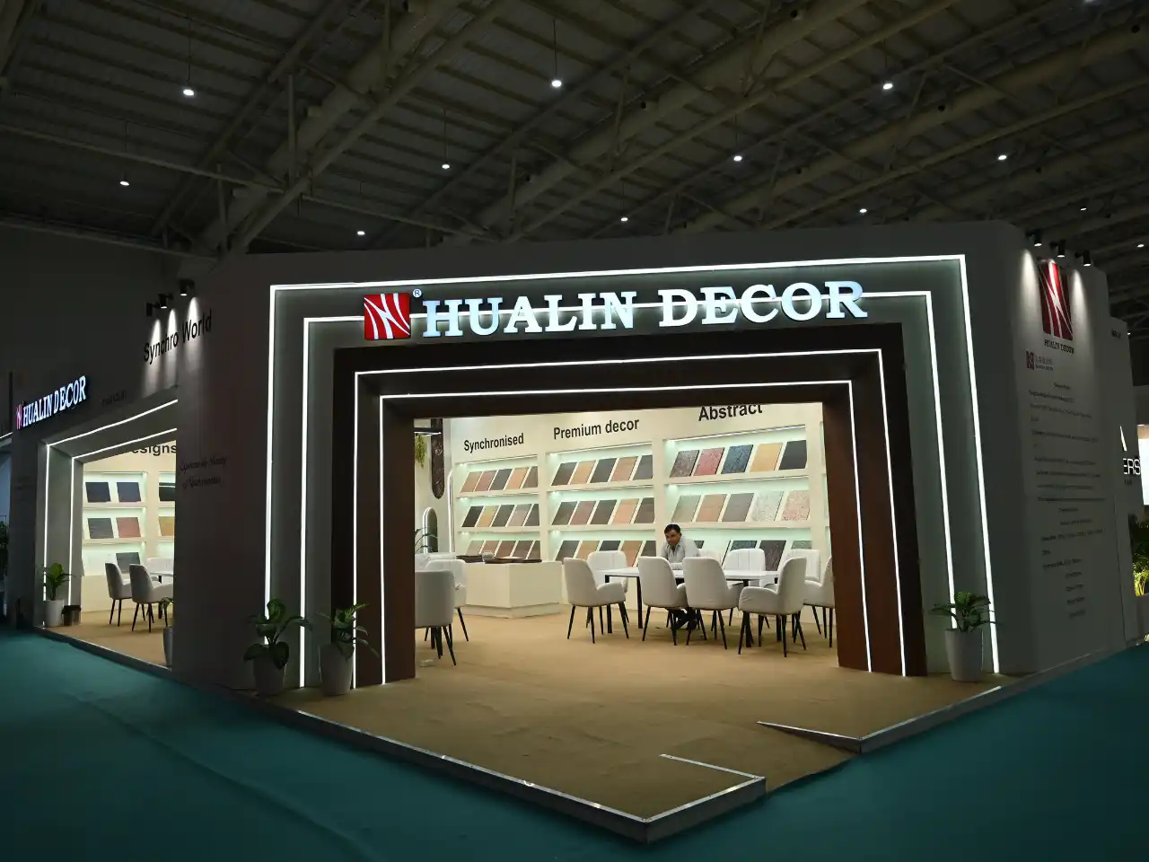 Hualin (HPL) Exhibition Stand - Indiawood Exhibition 2026 - 105 Sqmtr