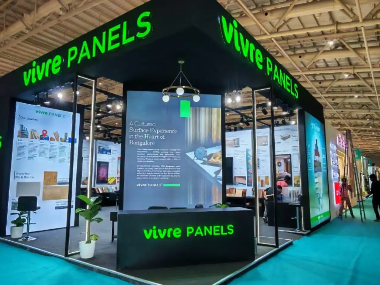 Vivare Panels – Indiawood 2026 exhibition stand