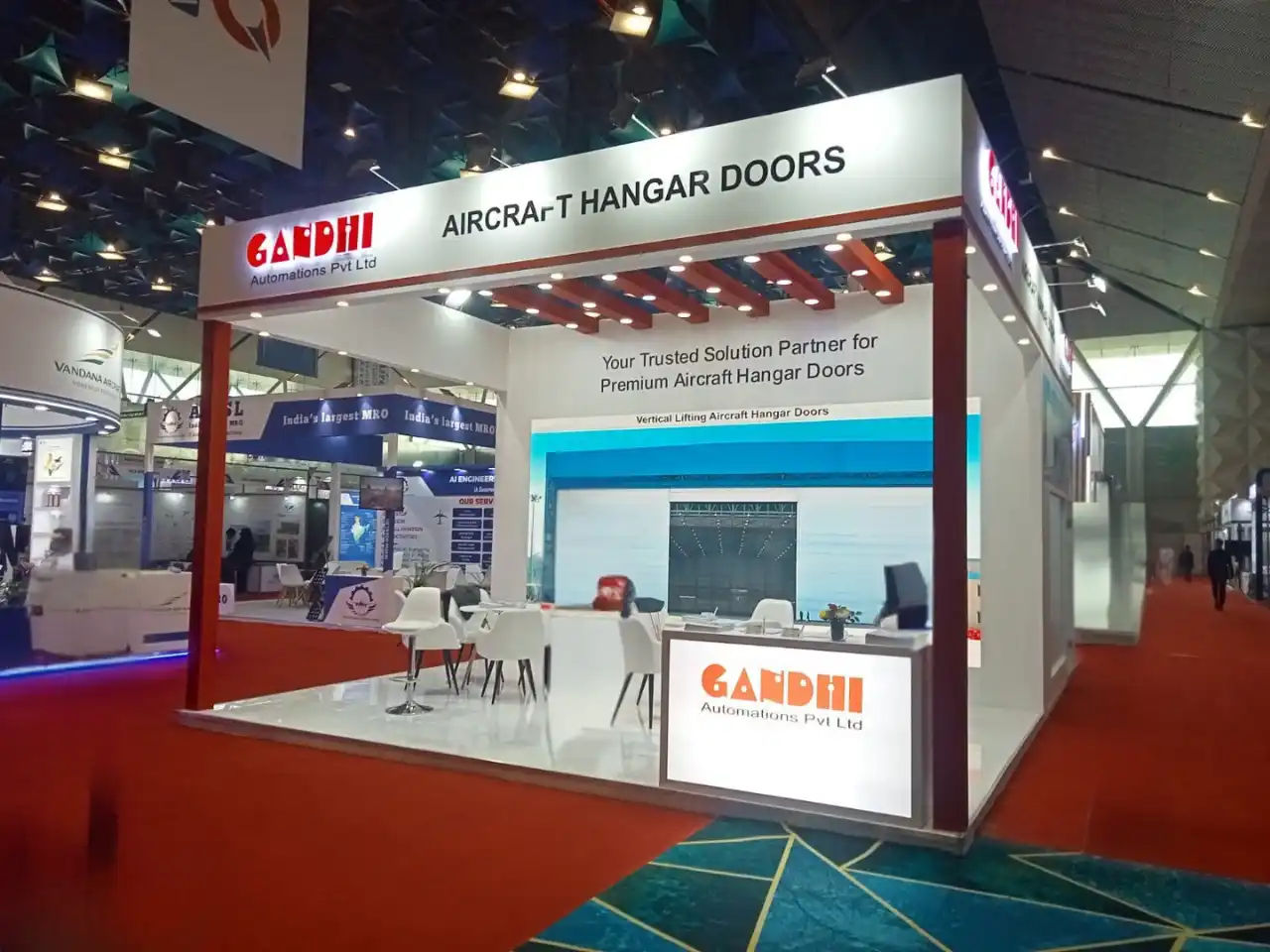 Gandhi Automations – MRO XPO South Summit 2026 exhibition stand