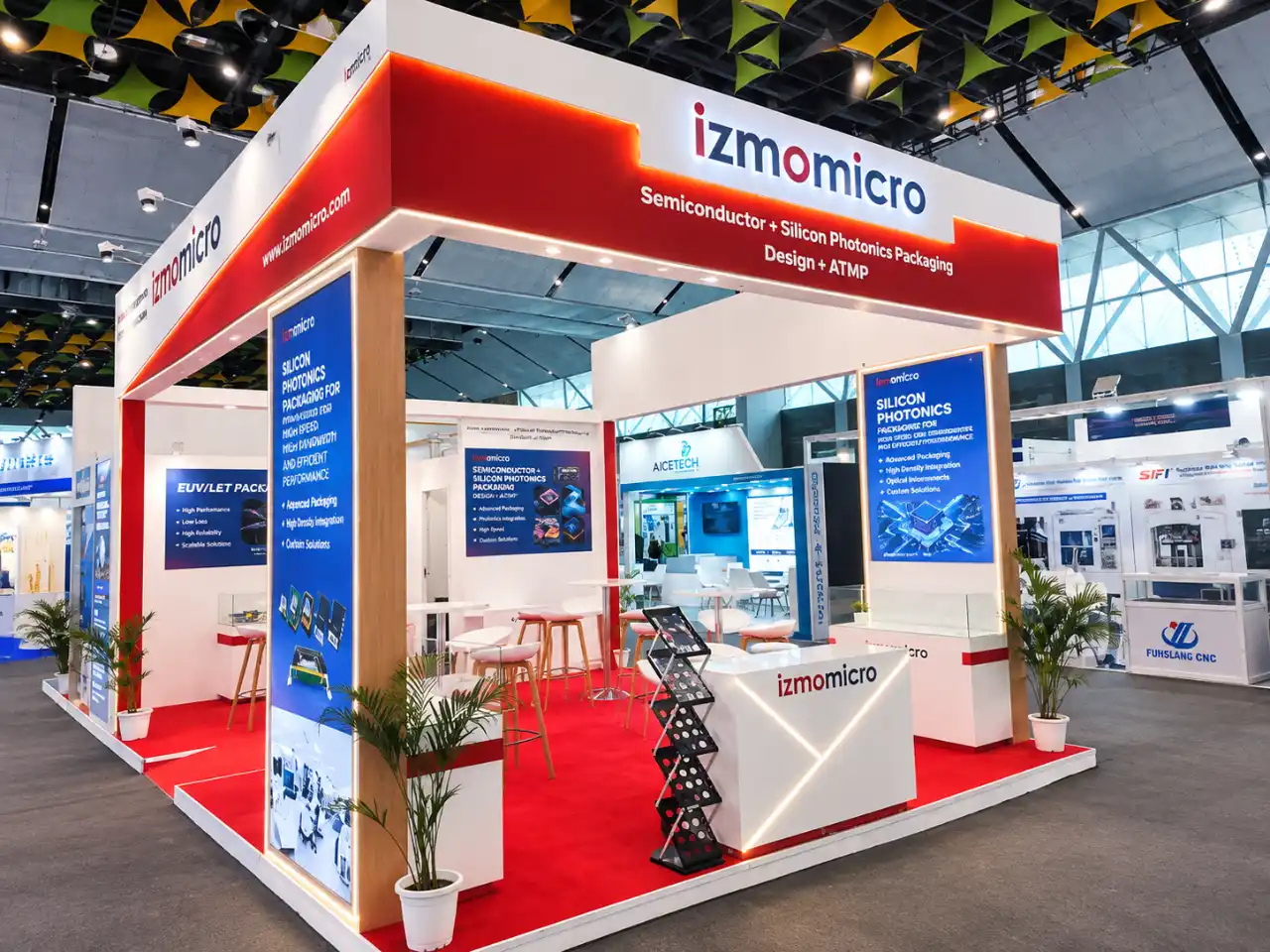 Izmomicro – Semicon exhibition stand