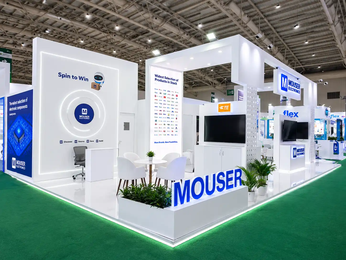 Mouser - Electronica India 2026 Exhibition Stall