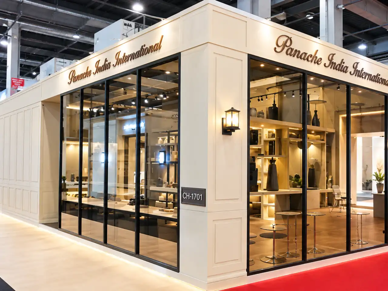 PANACHE exhibition stand, 108 sqm