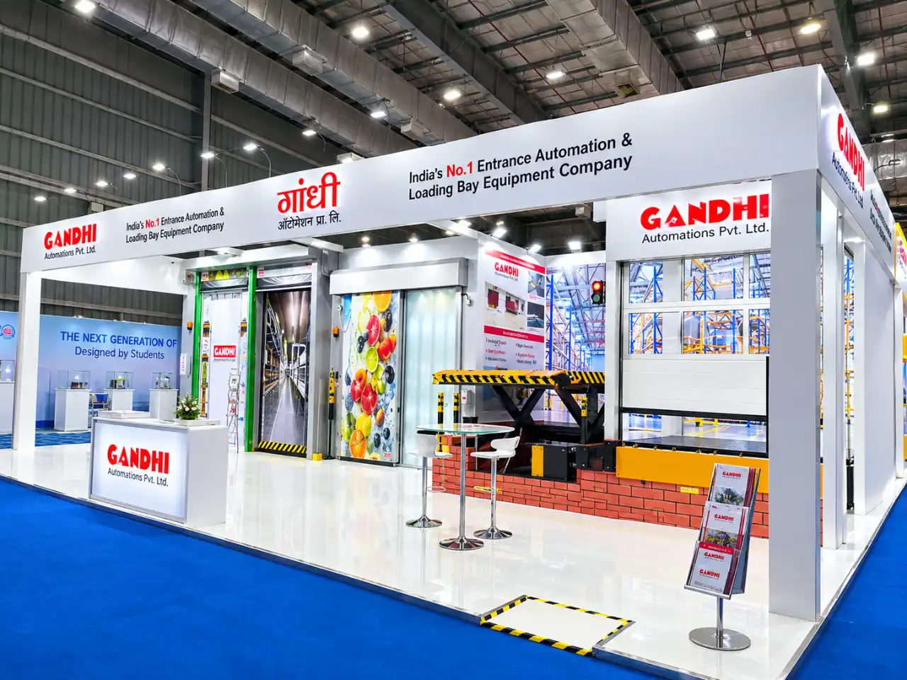 Gandhi Automations – Anuga Food Tech India exhibition stand