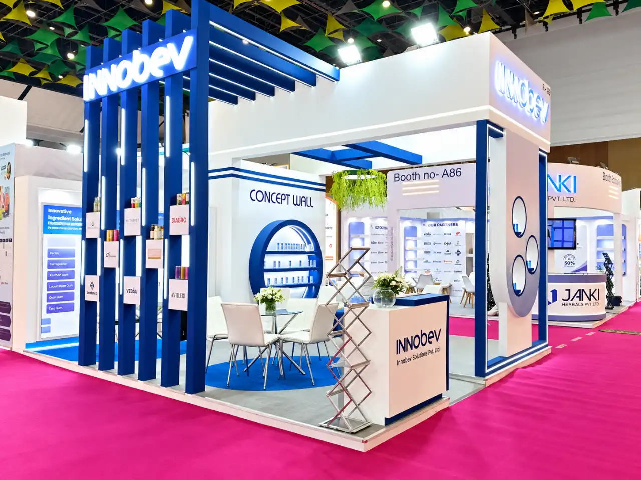 Professional exhibition stand example