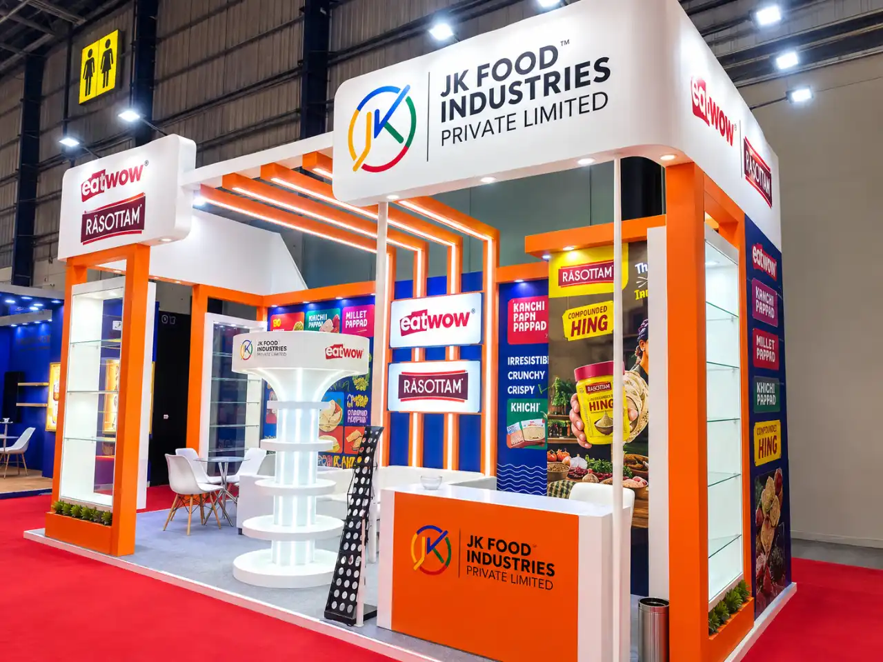 JK Food Industries – Anuga Food Tech India exhibition stand