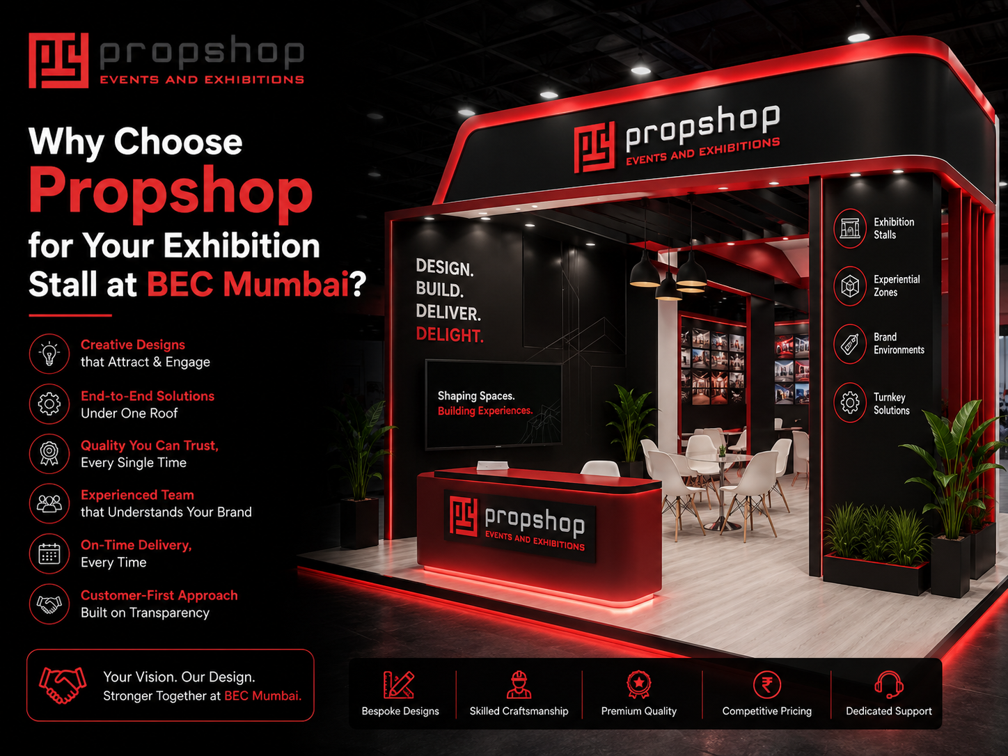 Why Choose Propshop for Your Exhibition Stall at BEC Mumbai?