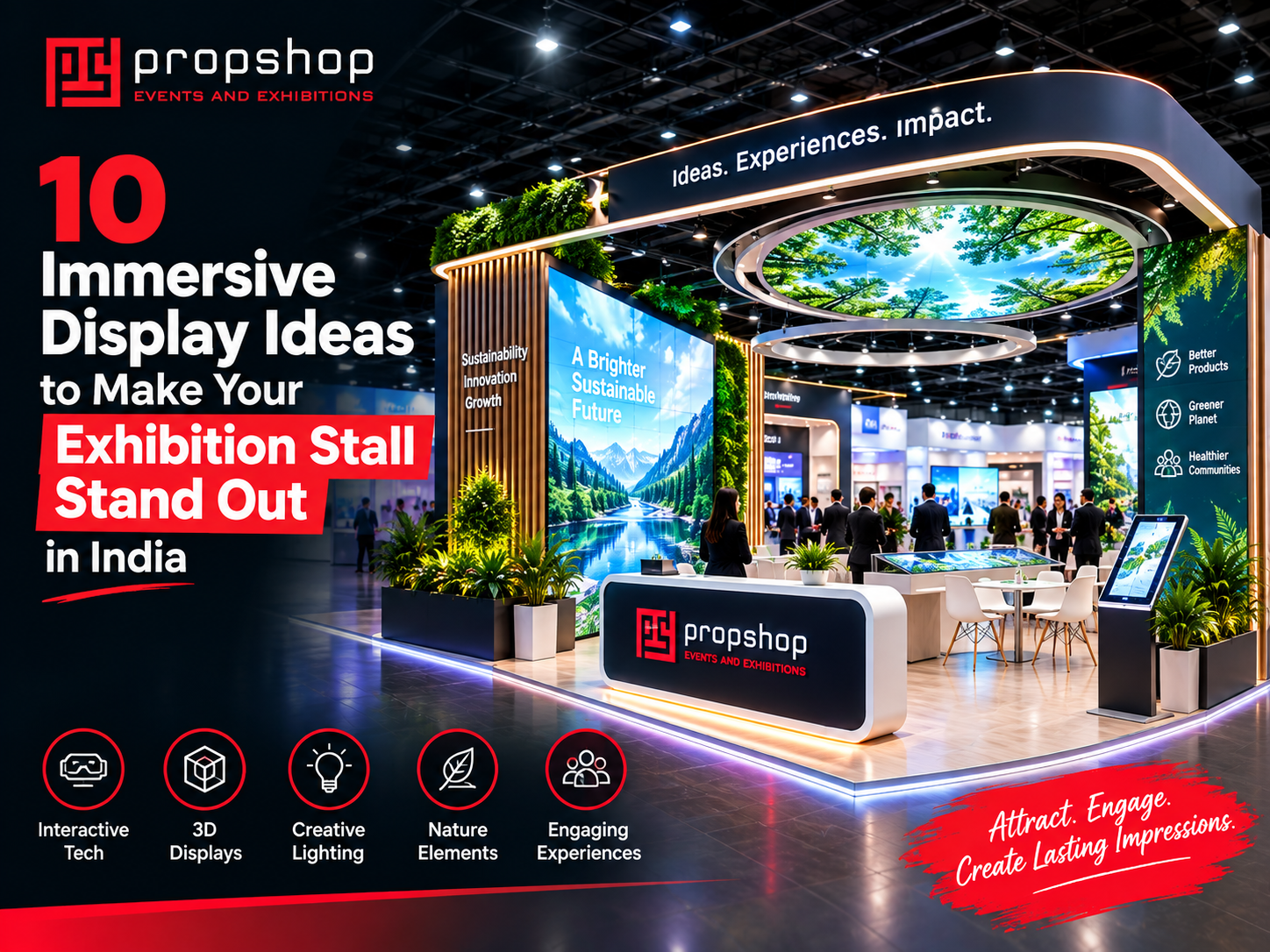Immersive Display Exhibition Stall Design by The Propshop India