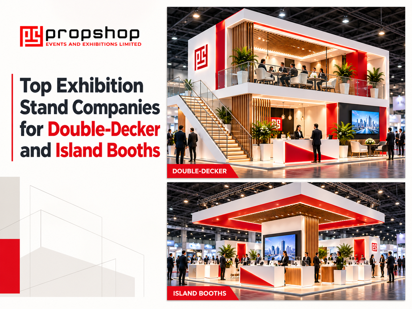 Top Exhibition Stand Companies for Double-Decker and Island Booths