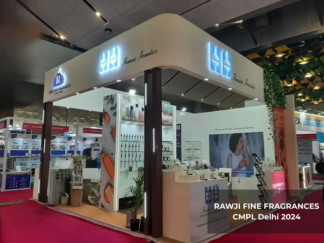 Custom exhibition booth construction