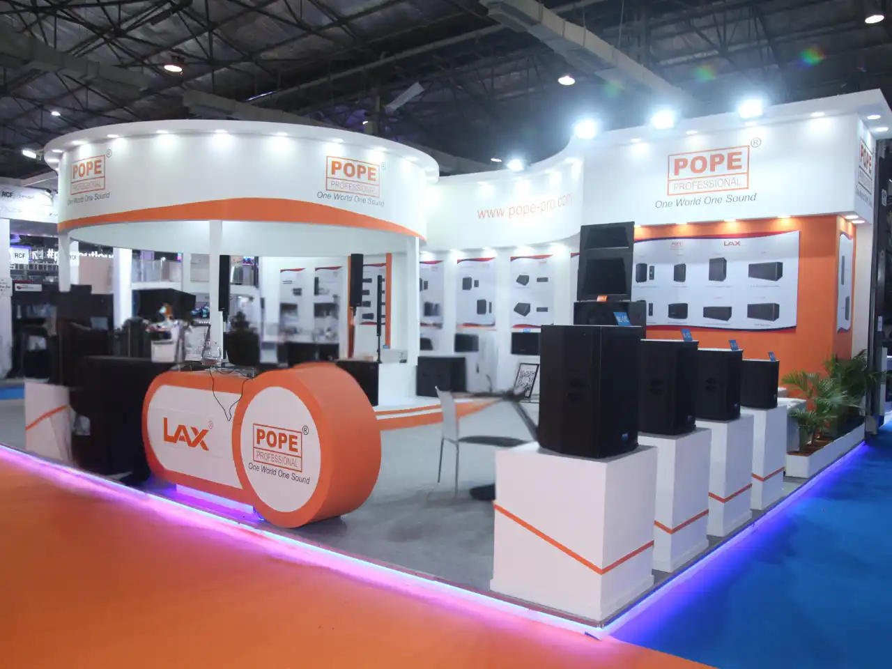 Pope exhibition stand