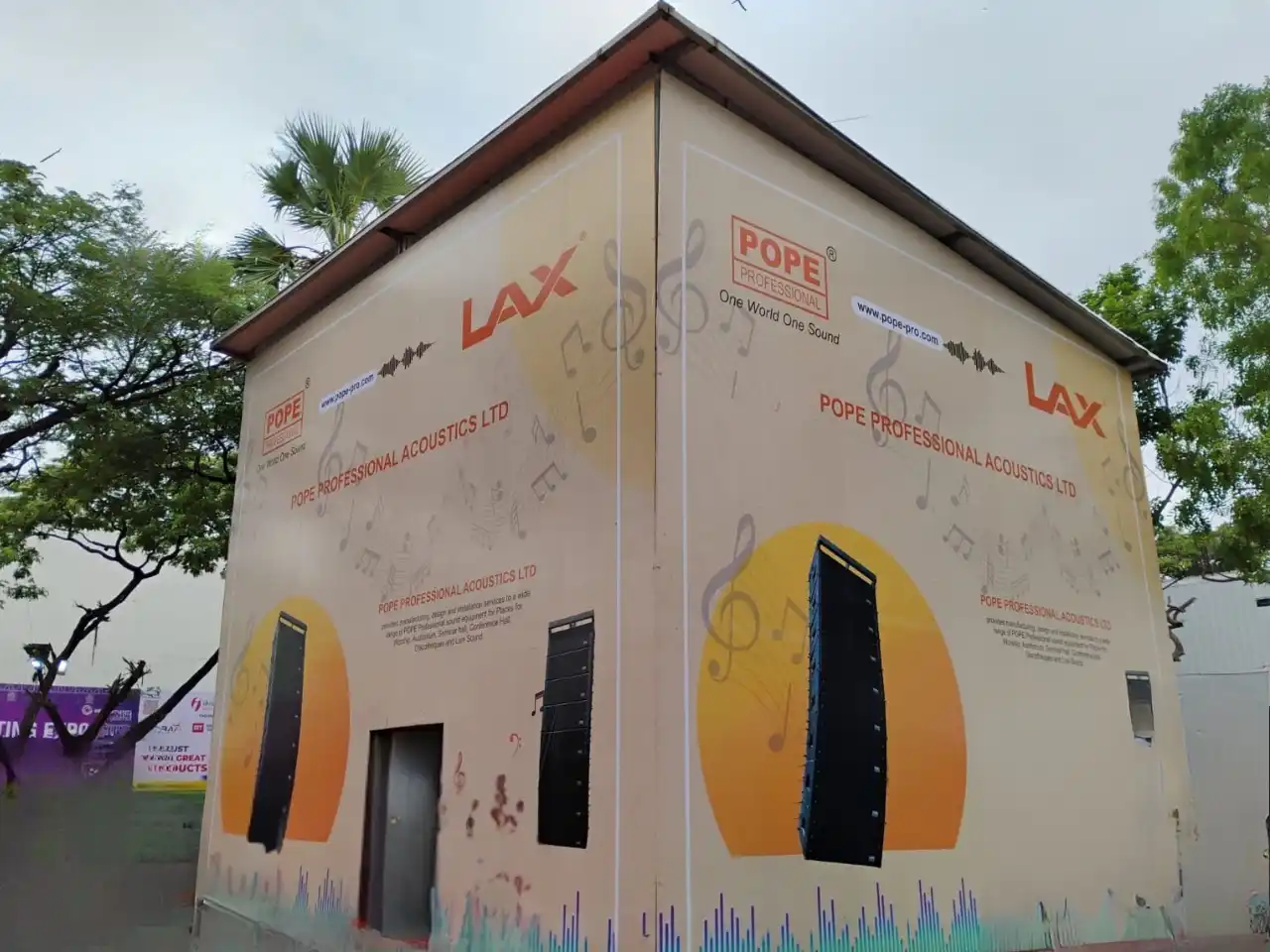 Pope exhibition stand