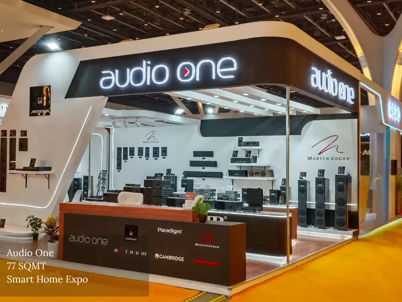 Custom exhibition stall design and fabrication by Propshop India