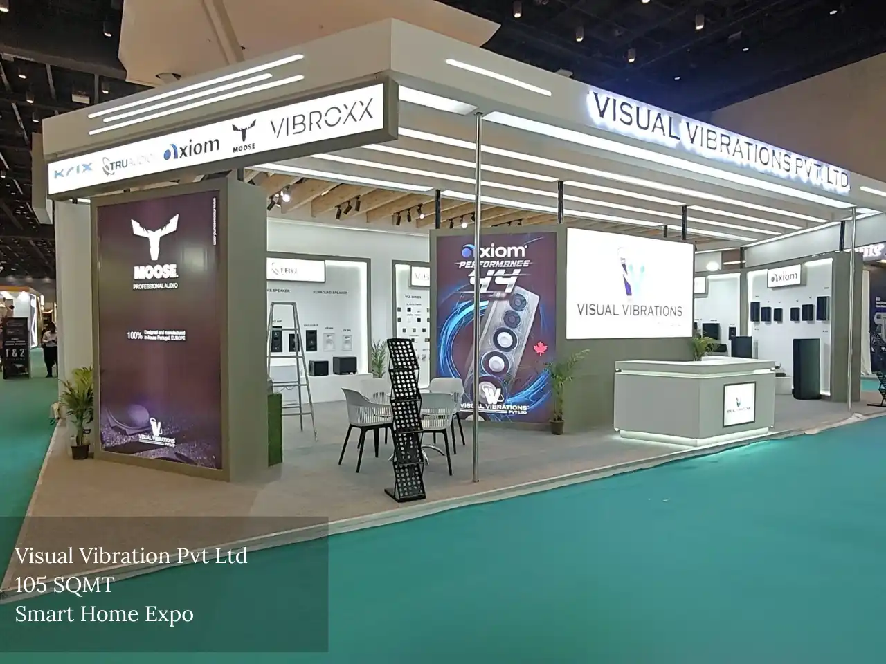 Visual Viberation Pvt Ltd exhibition stand - 