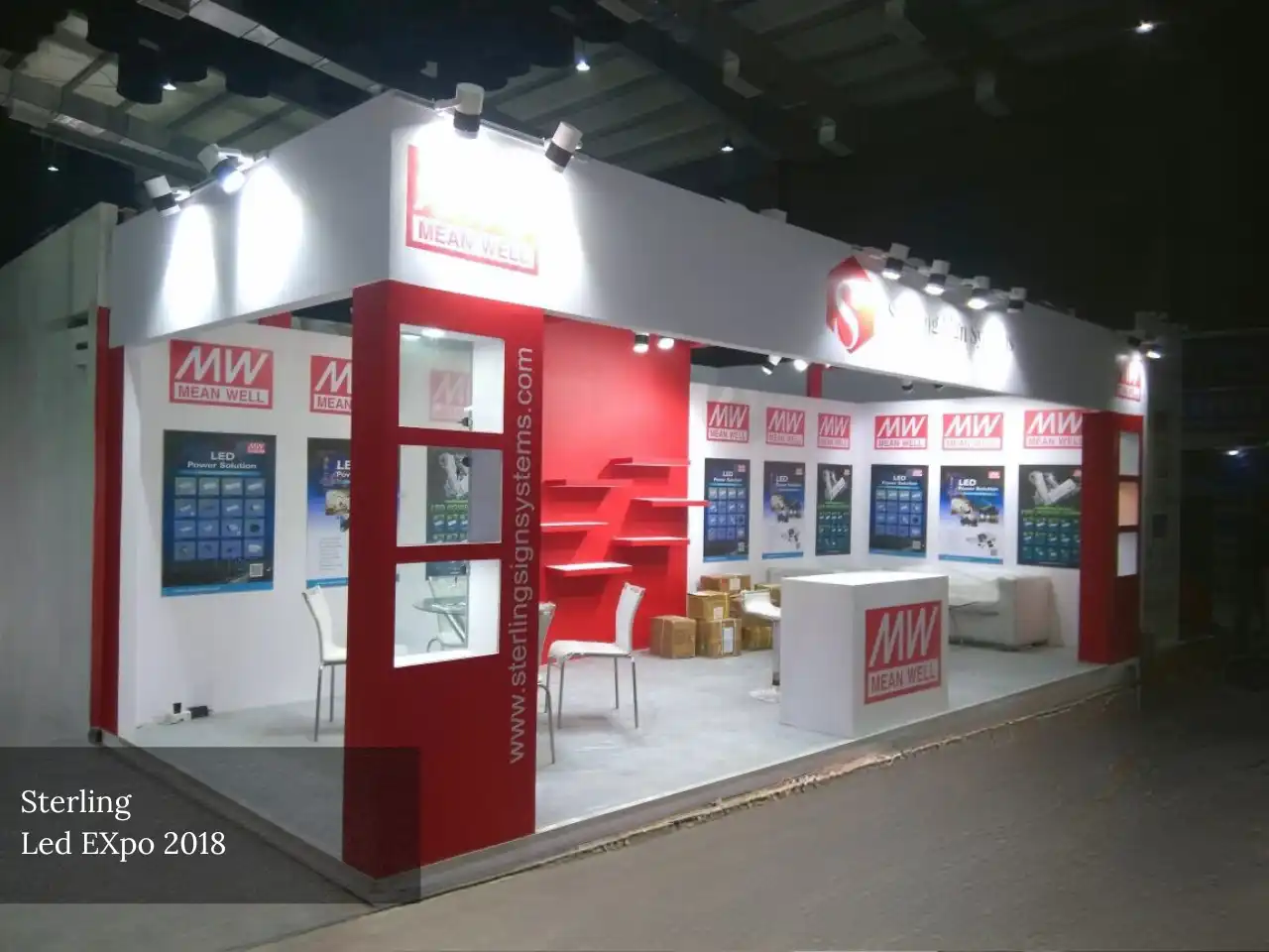 STERLING SIGN exhibition stand - Led Expo 2018