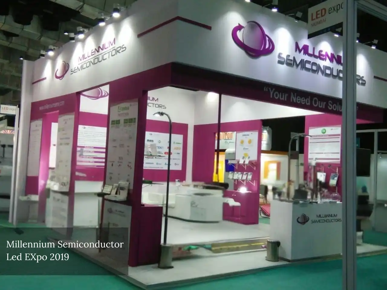 MILLENNIUM SEMICONDUCTOR exhibition stand - Led Expo 2019