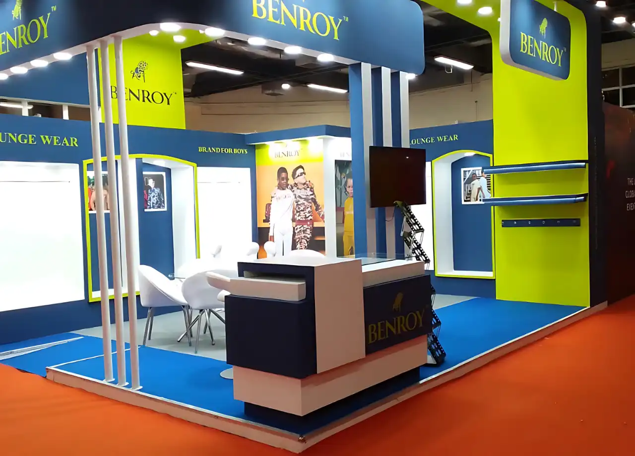 Exhibition Booth Design for Bharat Tex 2026