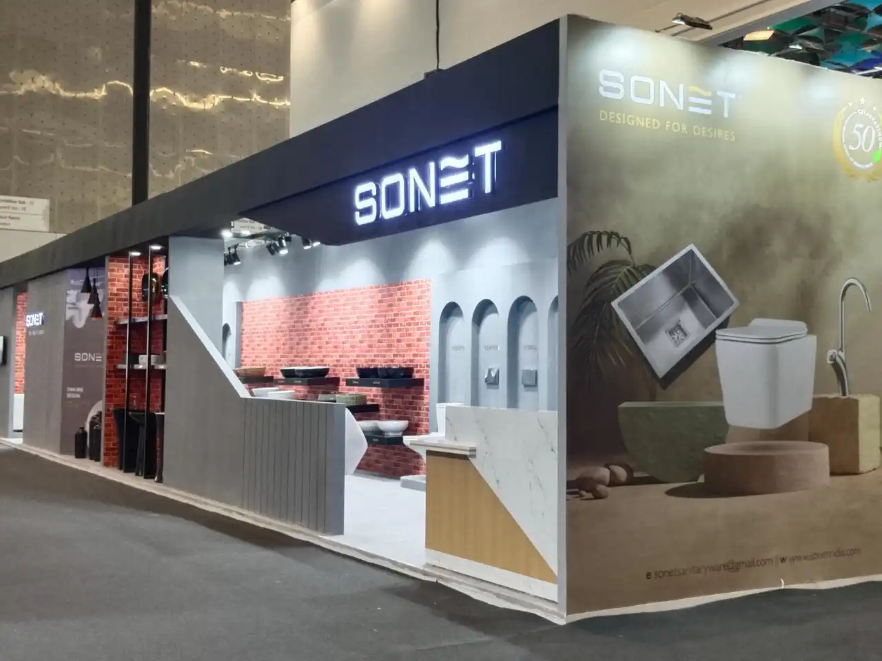 World-class exhibition stand design by Propshop India