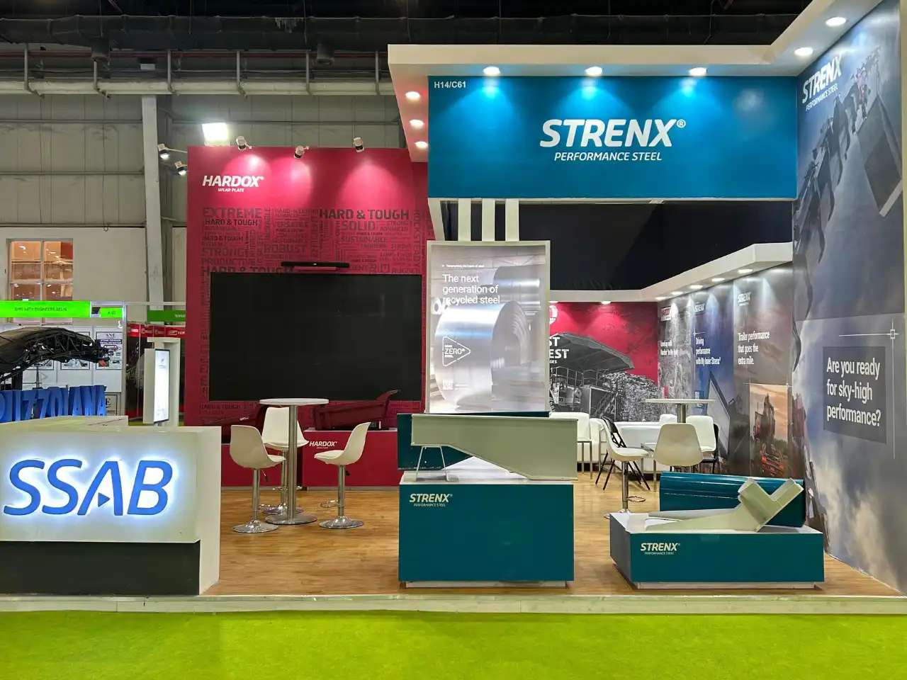 SSAB exhibition stand