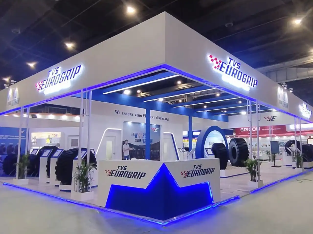 TVS Eurogrip exhibition stand