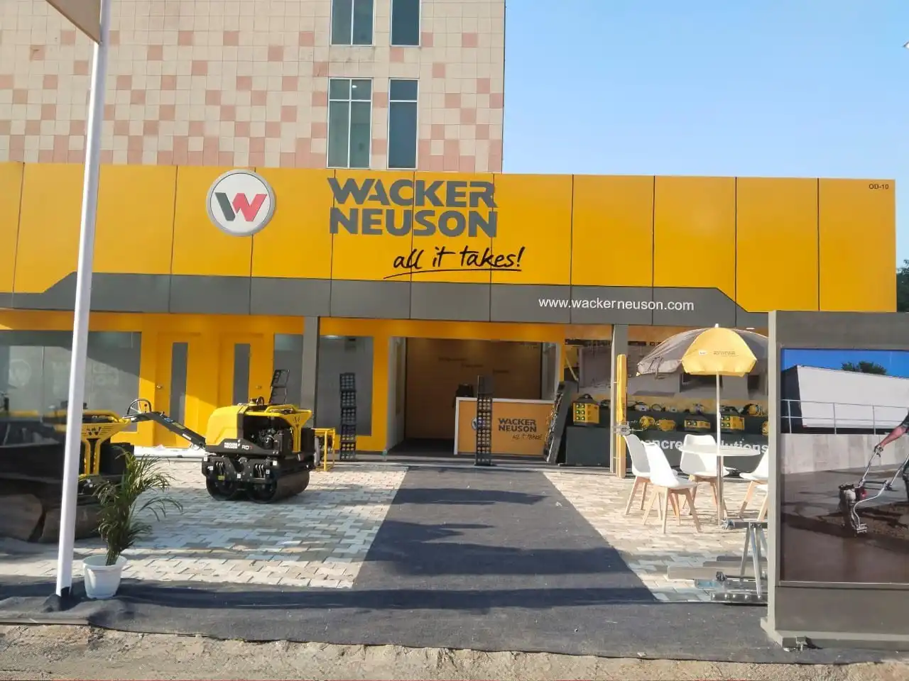 WACKER NEUSON exhibition stand